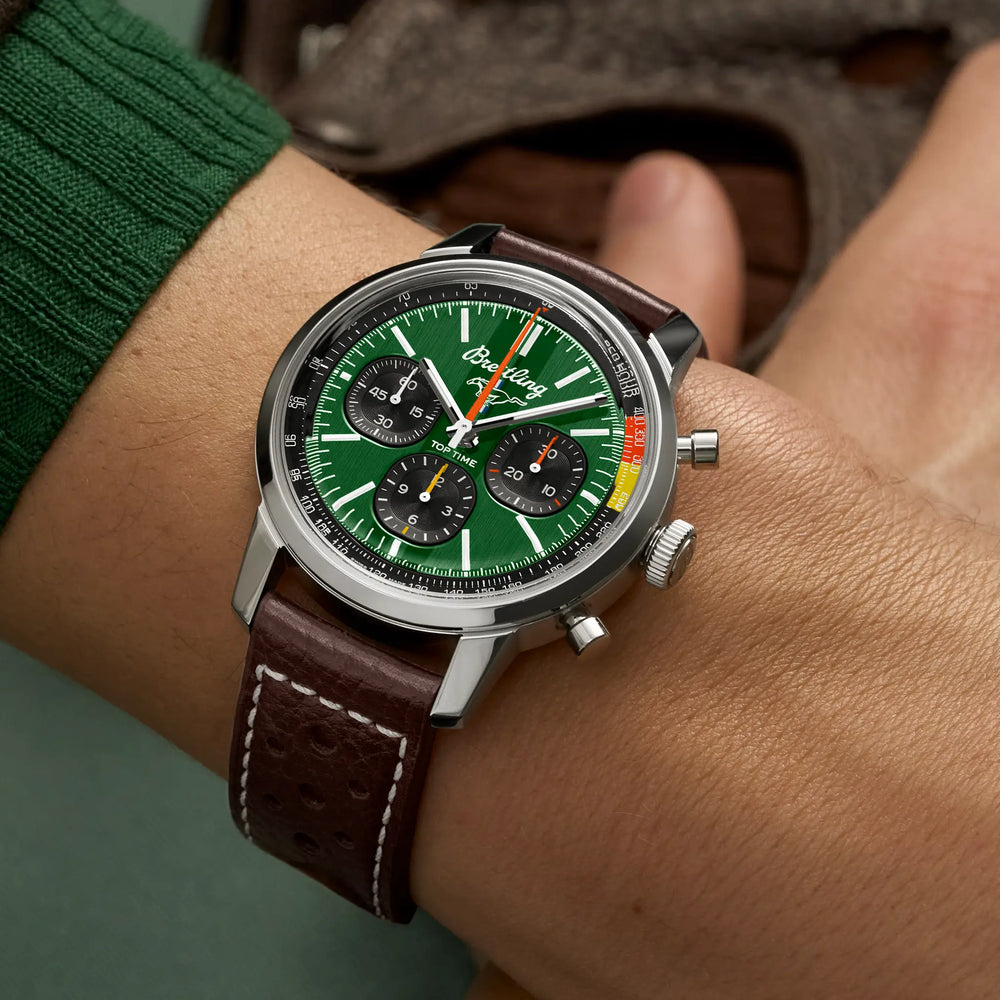 Breitling Top Time B01 Ford Mustang AB01762A1L1X1 worn on wrist