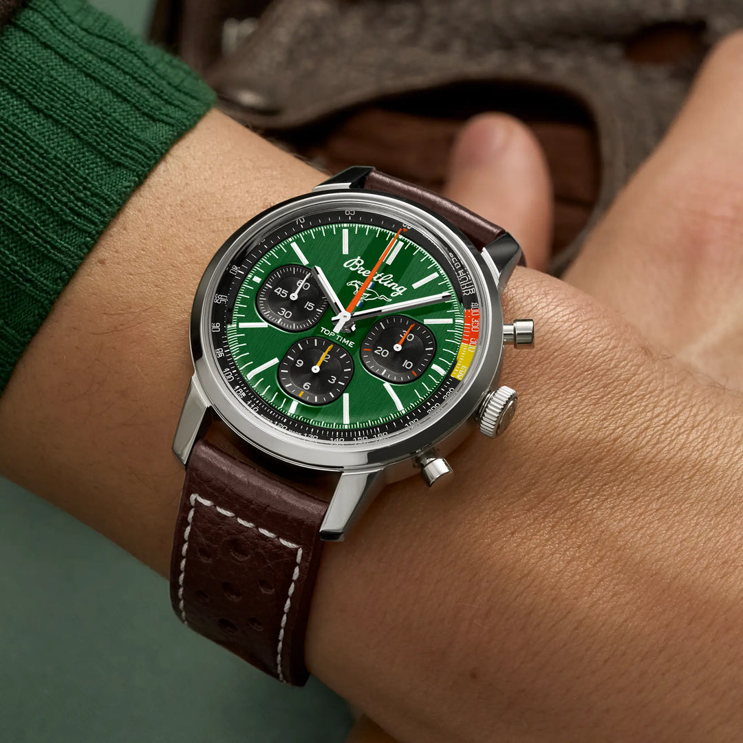 Breitling Top Time B01 Ford Mustang AB01762A1L1X1 worn on wrist