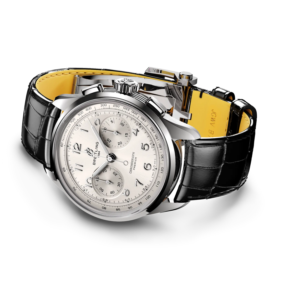 Breitling Premier B09 Chronograph 40 AB0930371G1P1 official upright product view