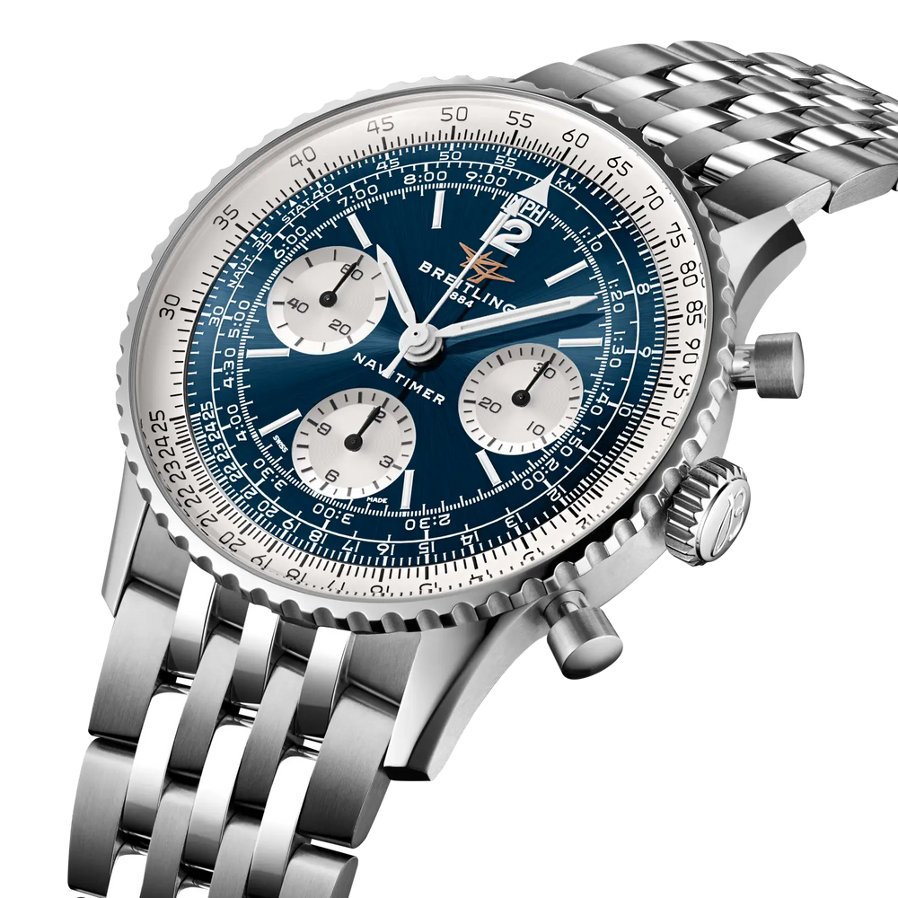 Breitling Navitimer B09 Chronograph 41 AB0950211C1A1 three-quarter view
