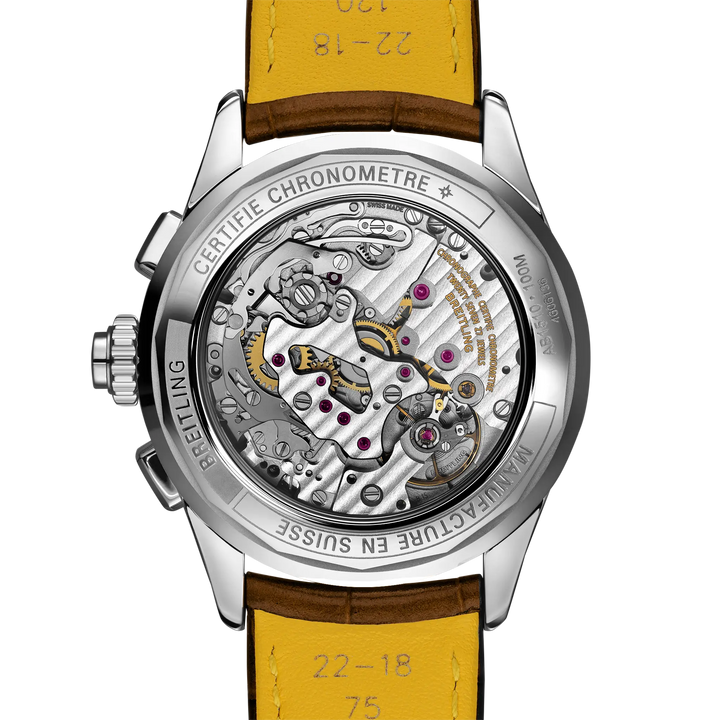 Breitling Premier B15 Duograph 42 AB1510171C1P1 official caseback view