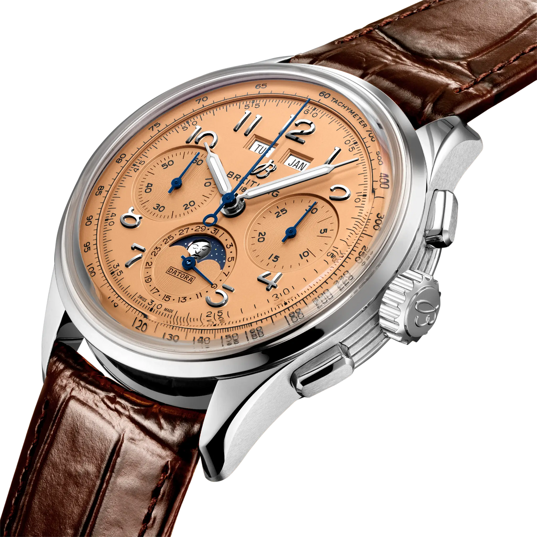 Breitling Premier B25 Datora 42 AB2510201K1P1 official three-quarter product view