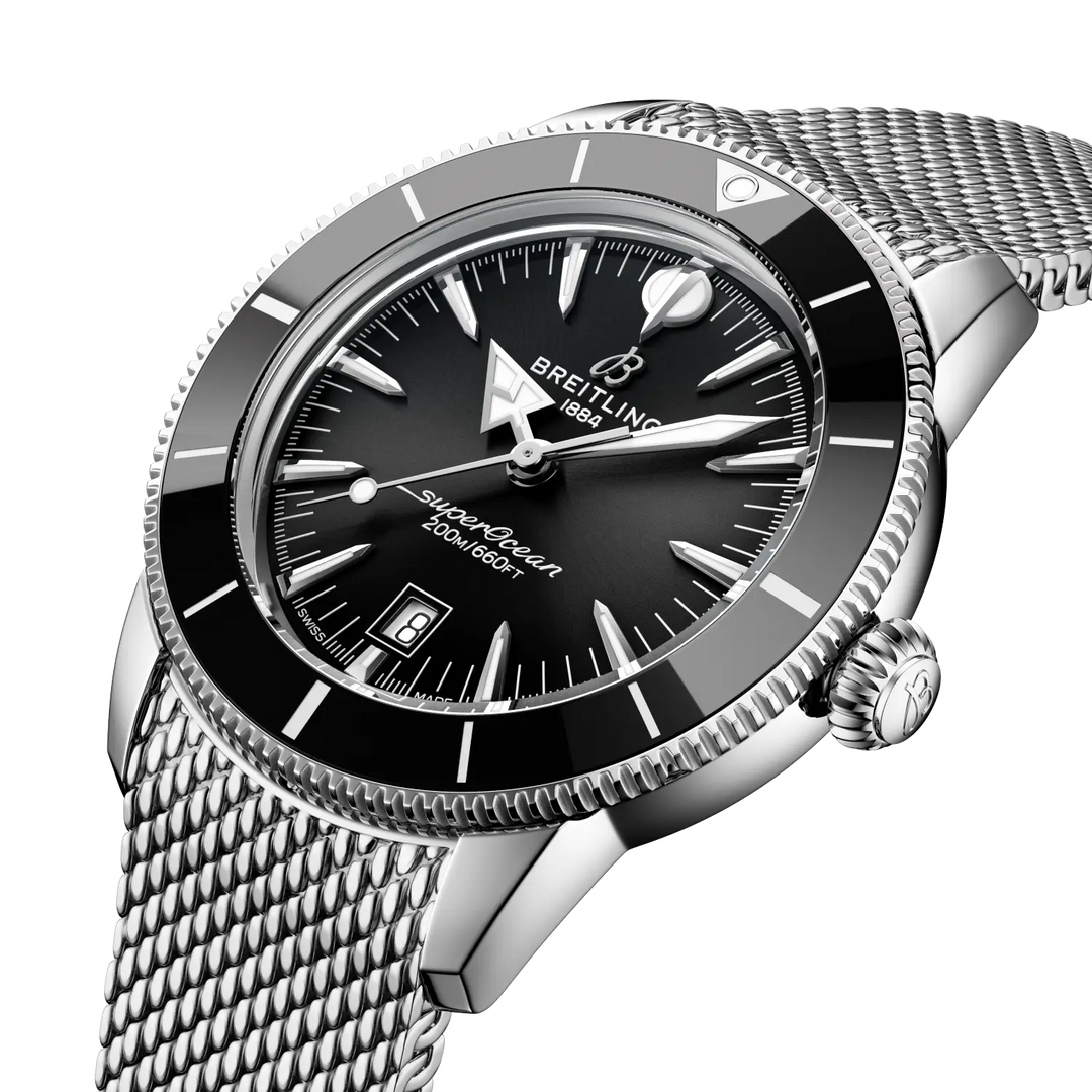 Breitling AB3112241B1A1 official three-quarter product view