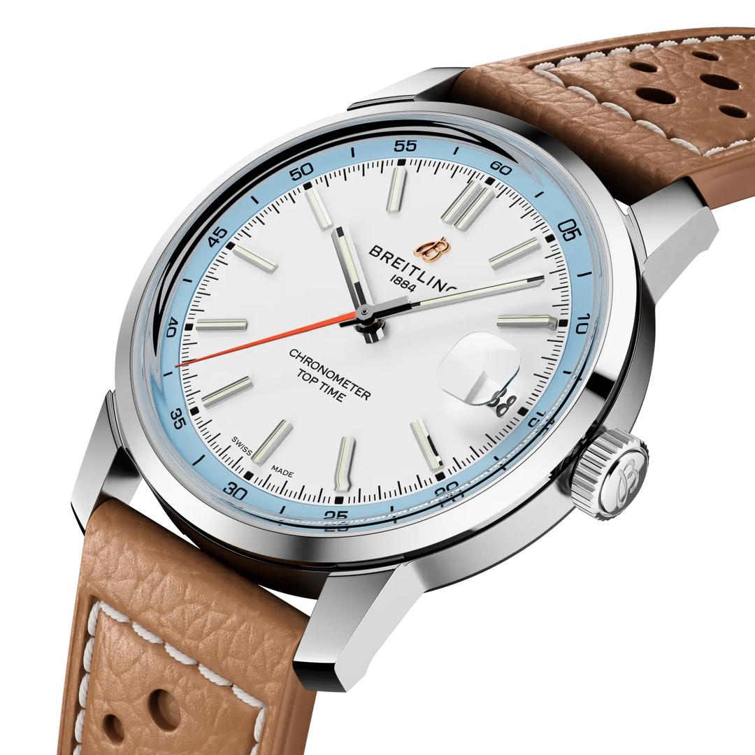 Breitling Top Time B31 AB3113281A1X1 three-quarter view