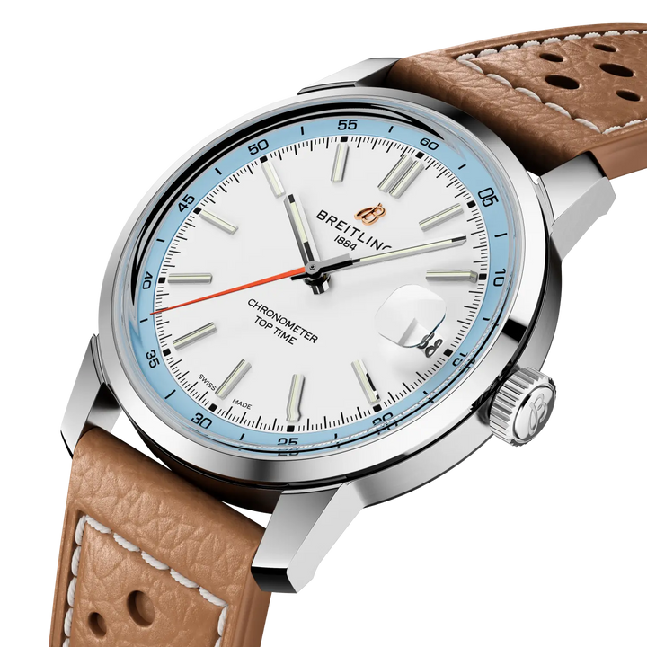 Breitling Top Time B31 AB3113281A1X1 three-quarter view