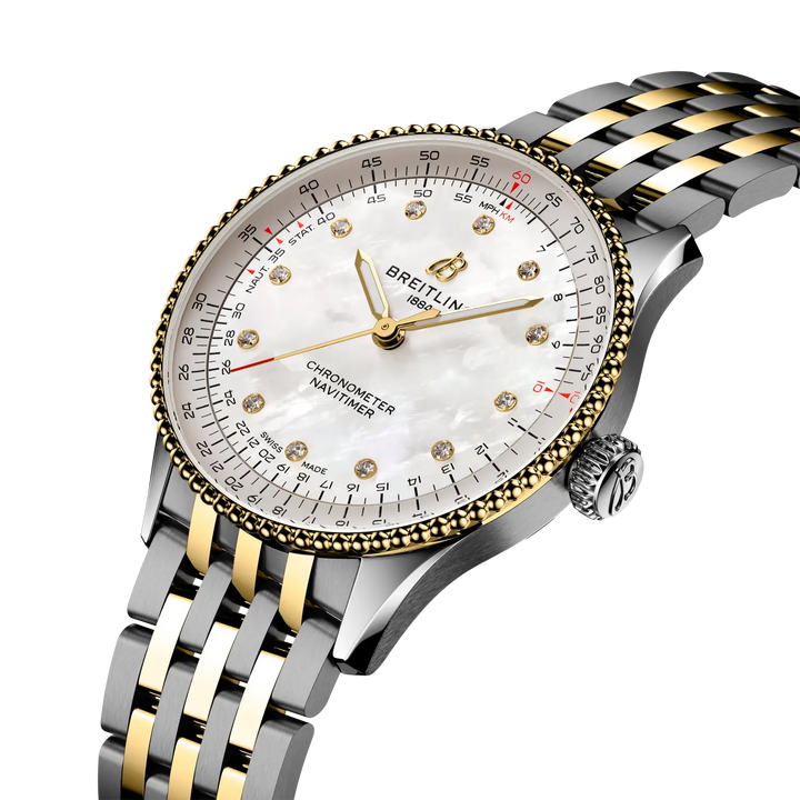 Breitling Navitimer Automatic 36 D173271A1A1D1 three-quarter view