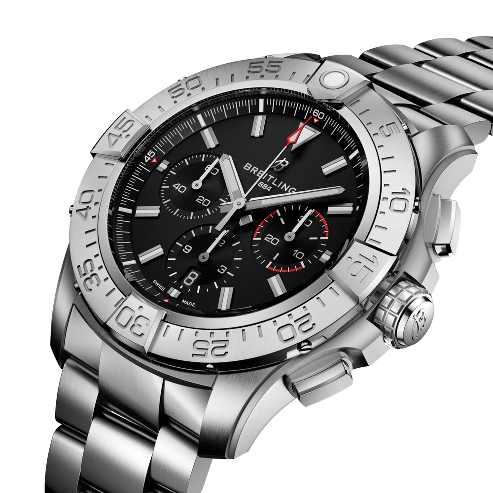 Breitling Super Avenger B01 Chronograph 46 EB0148101B1E1 three-quarter view