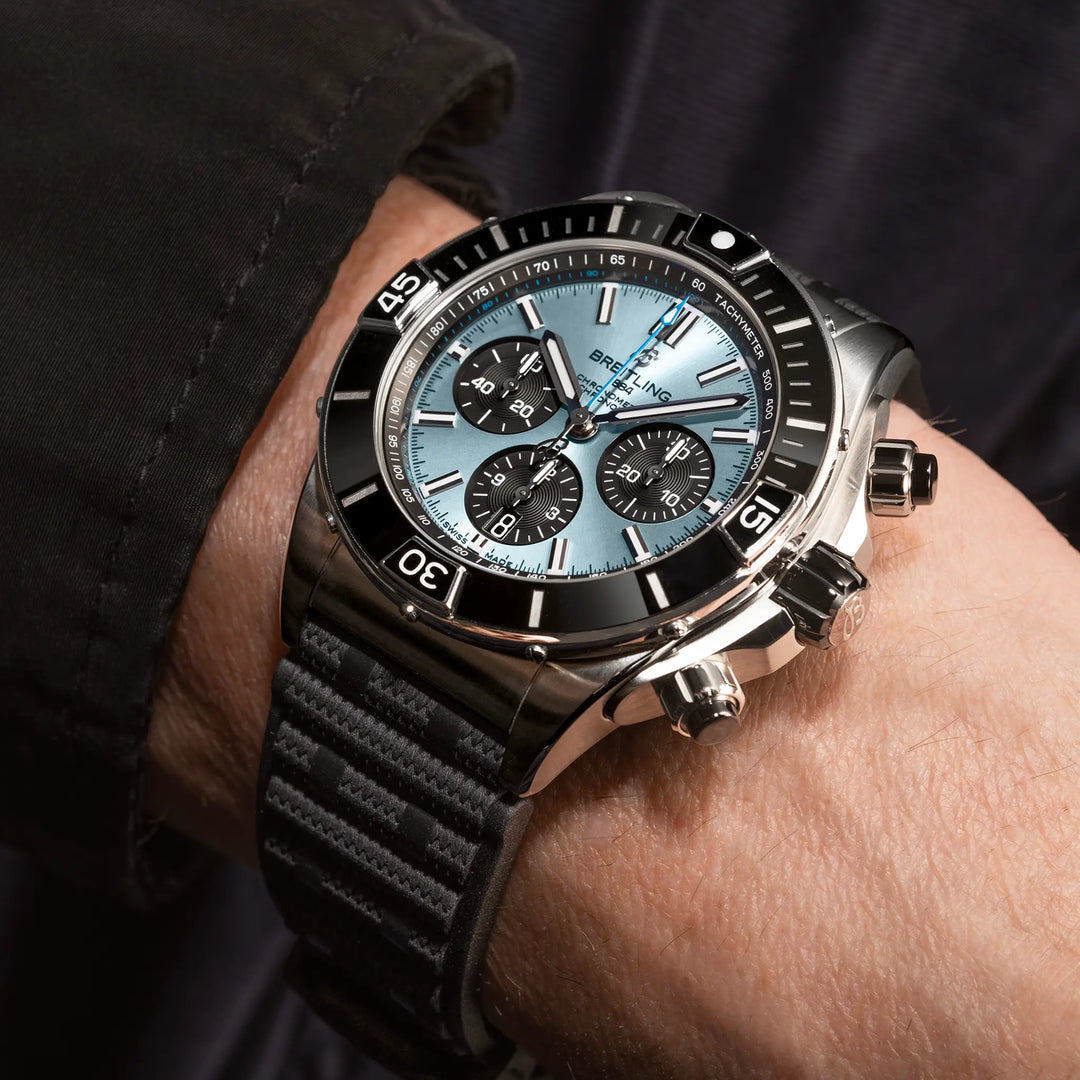 Breitling Super Chronomat B01 44 PB0136251C1S1 worn on wrist