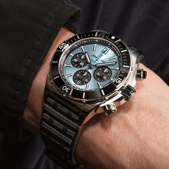 Breitling Super Chronomat B01 44 PB0136251C1S1 worn on wrist