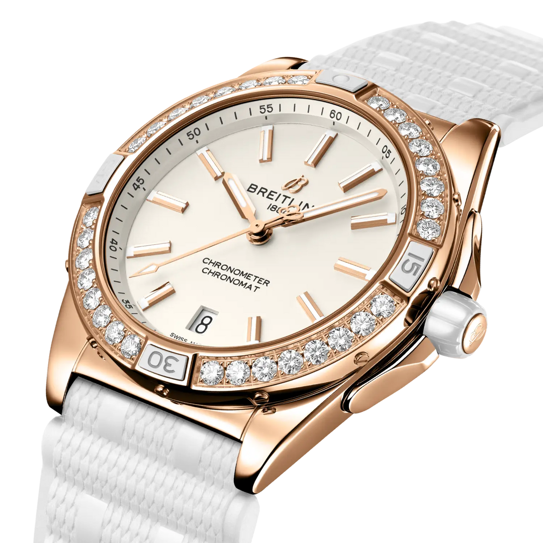 Breitling Super Chronomat Automatic 38 Origins R17356531G1S1 three-quarter view
