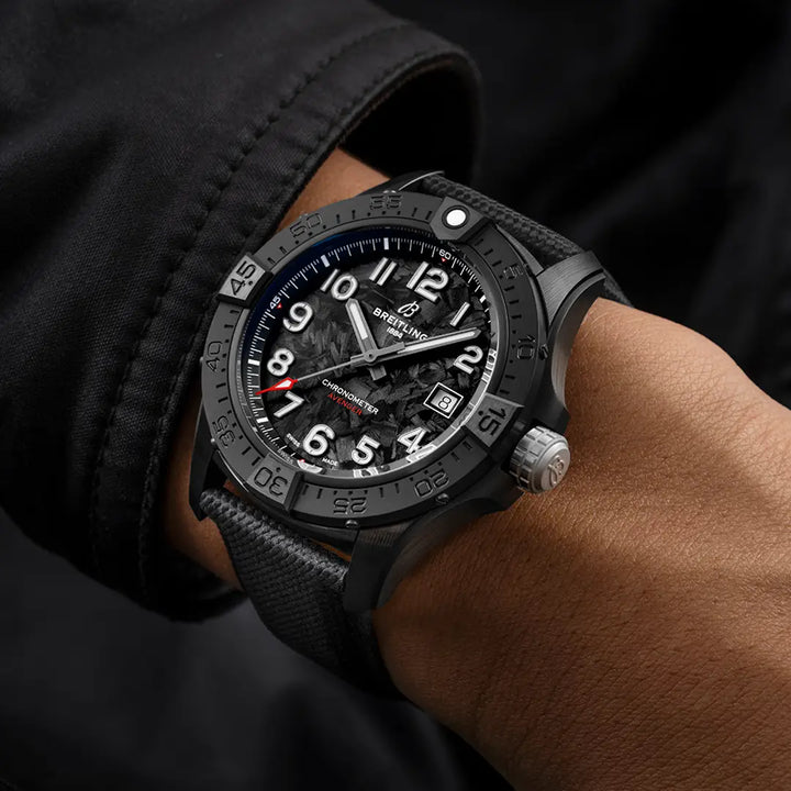 Breitling Avenger Automatic 42 Night Mission S17328101B1X1 official lifestyle on-wrist