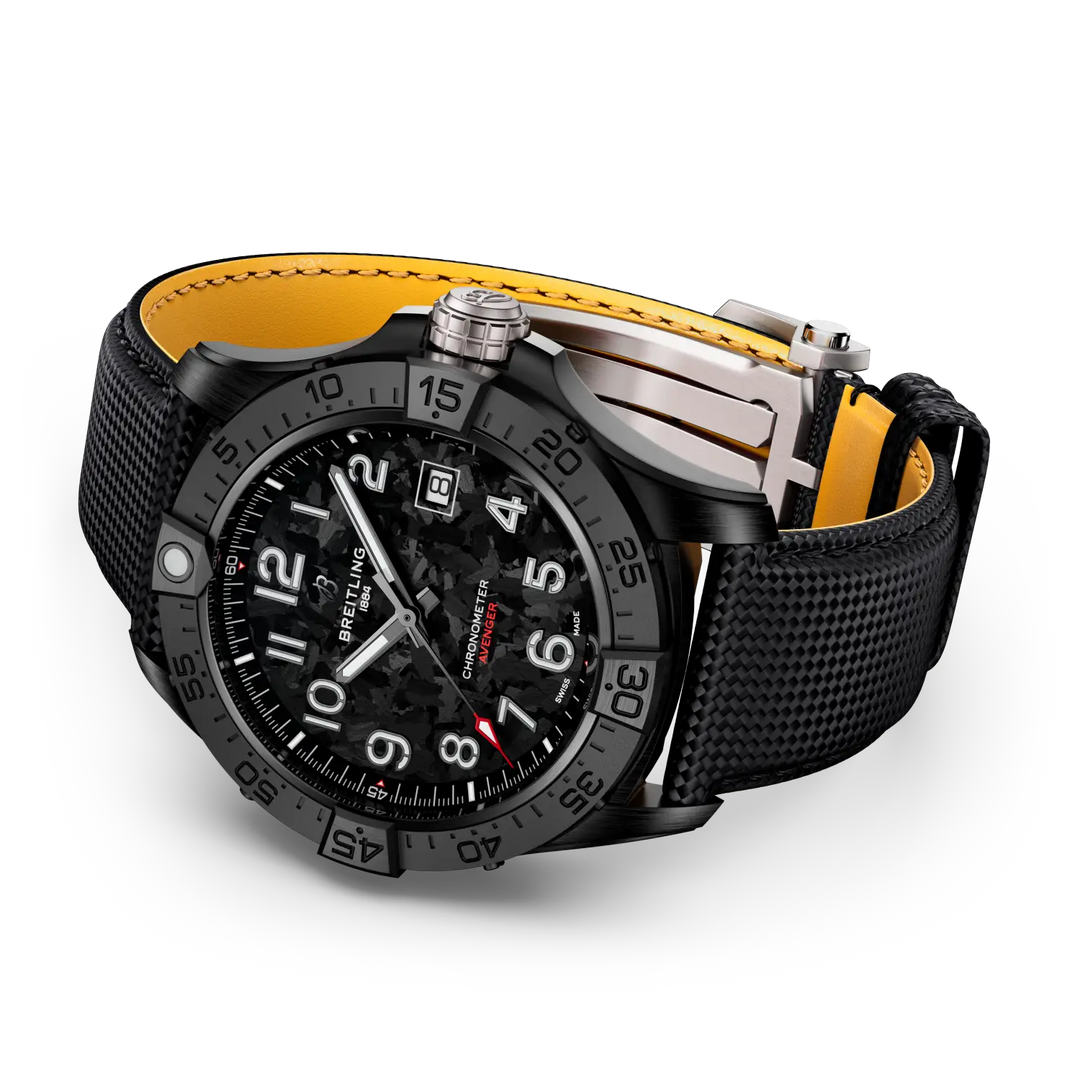 Breitling Avenger Automatic 42 Night Mission S17328101B1X1 official lifestyle rolled-up sleeve