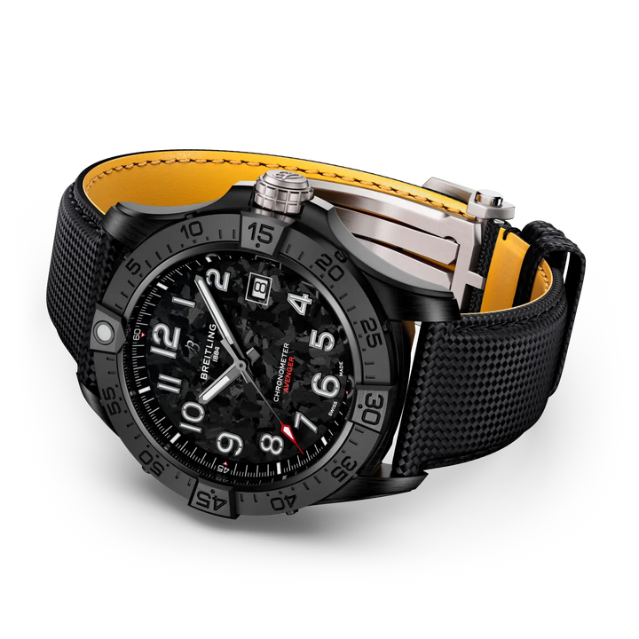 Breitling Avenger Automatic 42 Night Mission S17328101B1X1 official lifestyle rolled-up sleeve