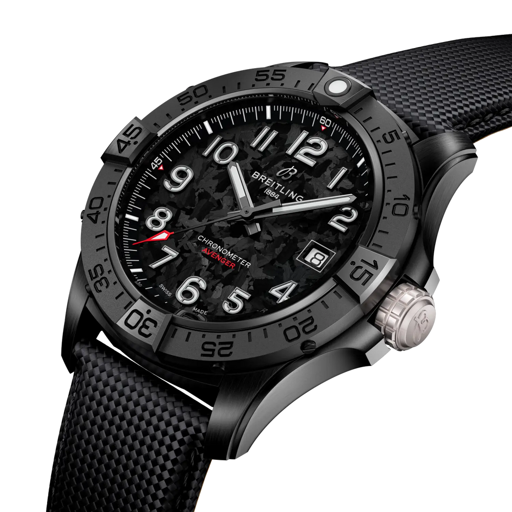Breitling Avenger Automatic 42 Night Mission S17328101B1X1 three-quarter view