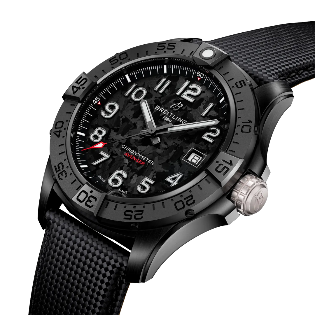Breitling Avenger Automatic 42 Night Mission S17328101B1X1 three-quarter view