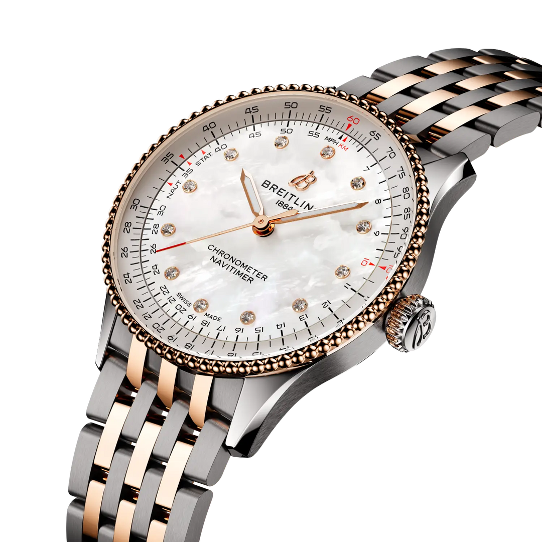 Breitling Navitimer Automatic 36 U17327211A1U1 three-quarter view
