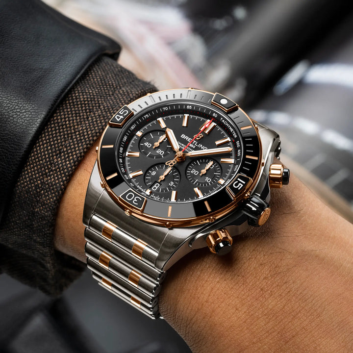 Breitling Super Chronomat B01 44 UB0136251B1U1 on wrist