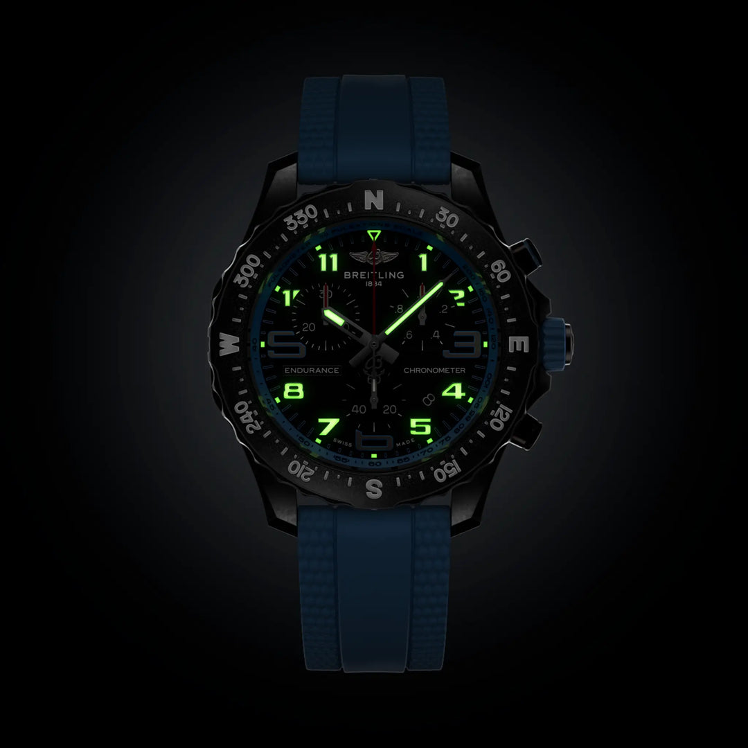 Breitling Endurance Pro 38 X83310281B1S1 lume view
