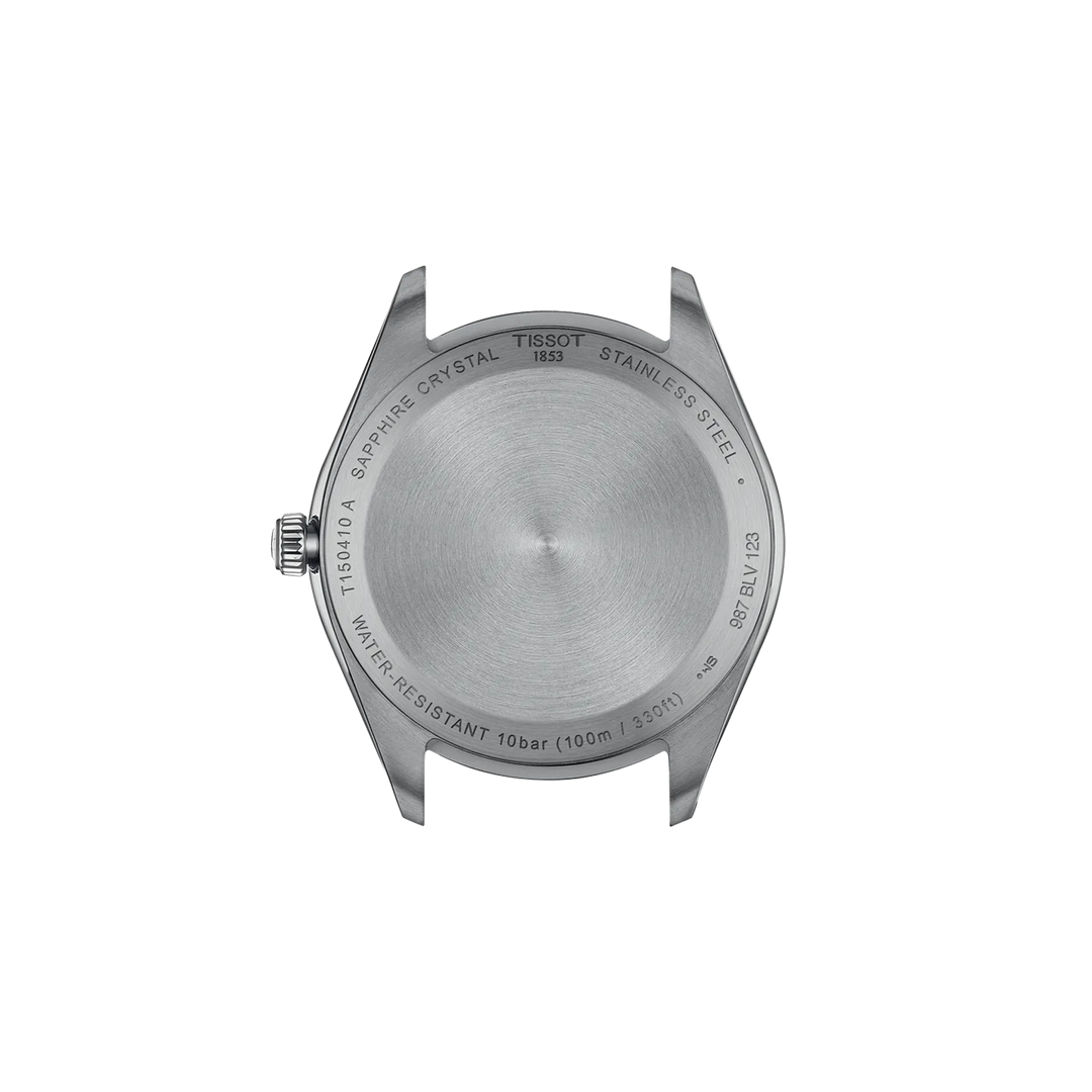 Back view of the watch case Tissot PR 100 40mm, reference T150.410.22.041.00