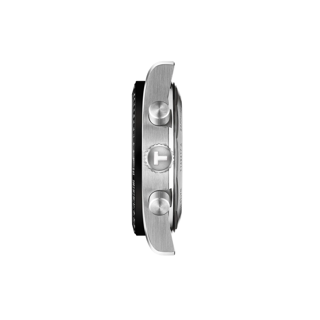 Profile view of the watch case Tissot PR516 40mm, reference T149.417.11.011.00