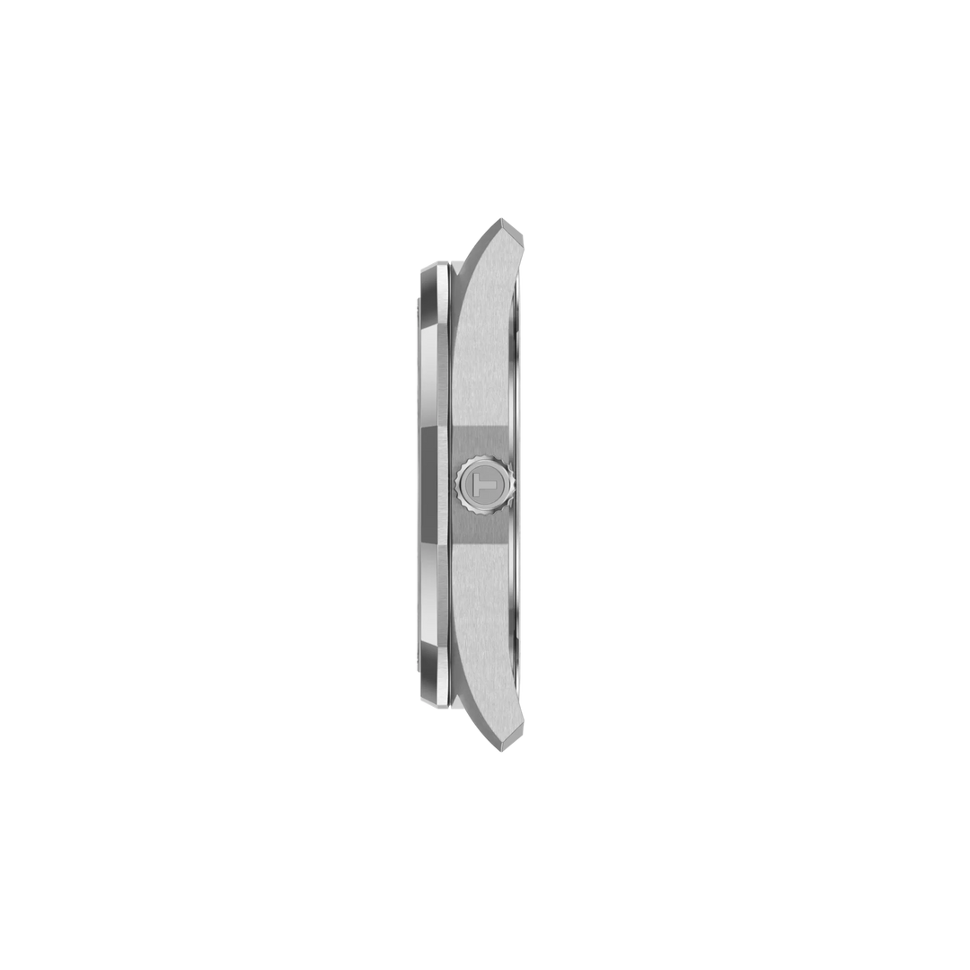 Profile view of the watch case Tissot PRC 100 Solar 39mm, reference T151.422.11.031.00