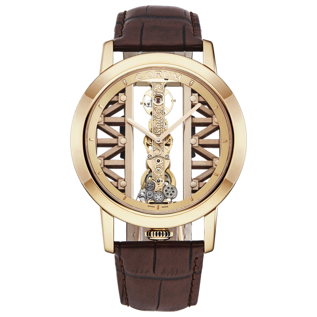 Corum Golden Bridge Round B113/03010 front view