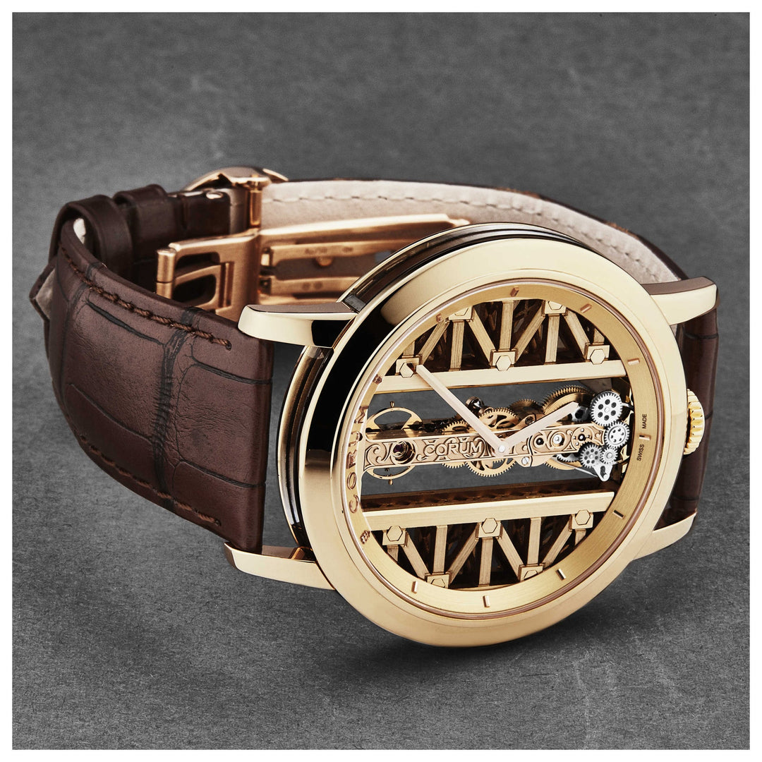 Corum Golden Bridge Round B113/03010 side view