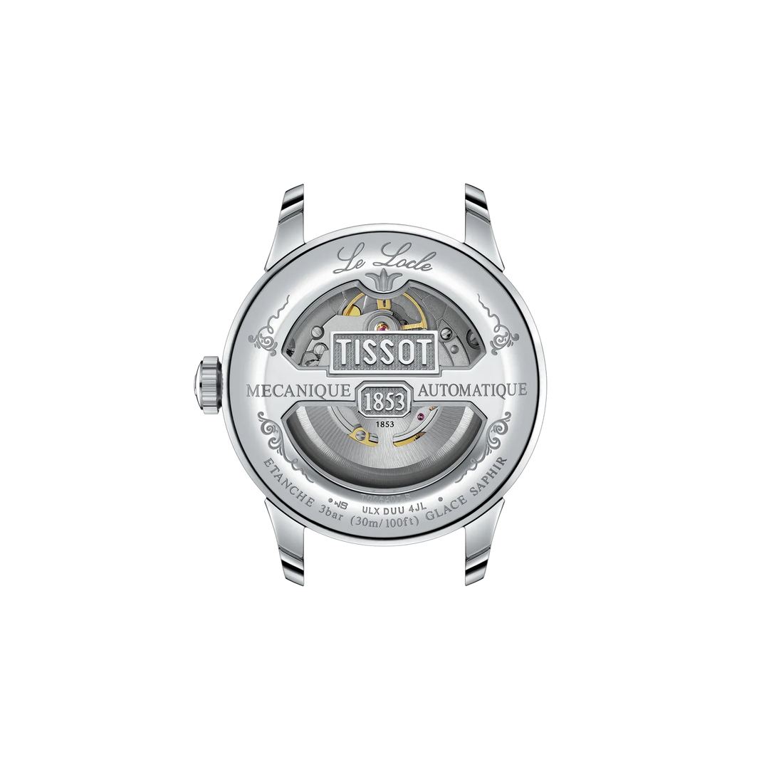 Back view of the watch case Tissot Le Locle 20th Anniversary 39.3mm, reference T006.407.11.033.03