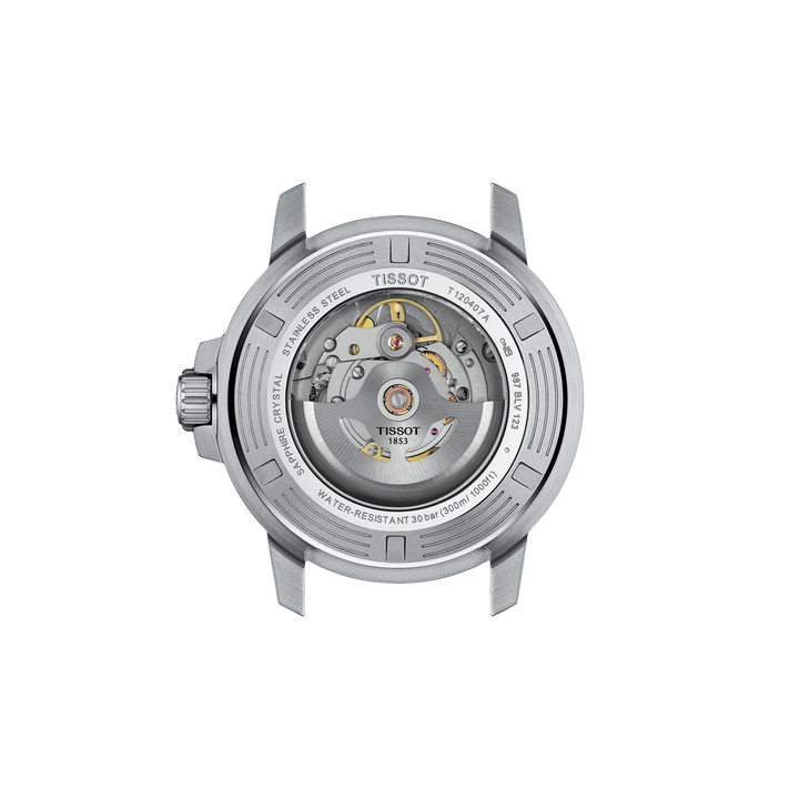 Back view of the watch case Tissot Seastar 1000 43mm, reference T120.407.17.041.00