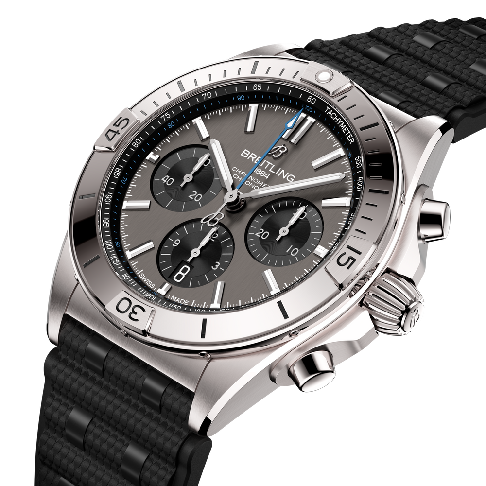 Breitling Chronomat B01 42 EB0134101M1S1 three-quarter view