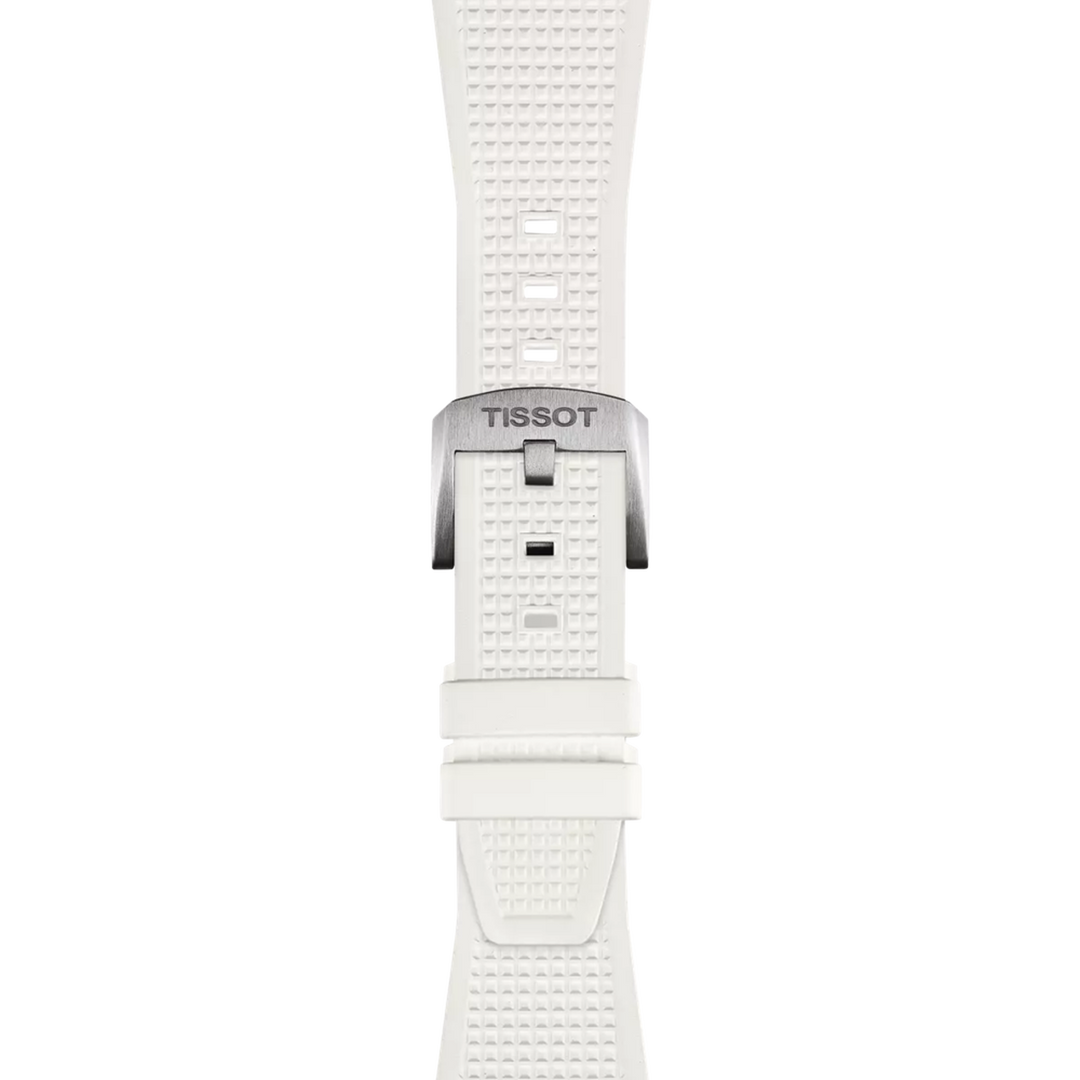 Strap zoom of the watch Tissot PRX 40mm, reference T137.410.17.011.00