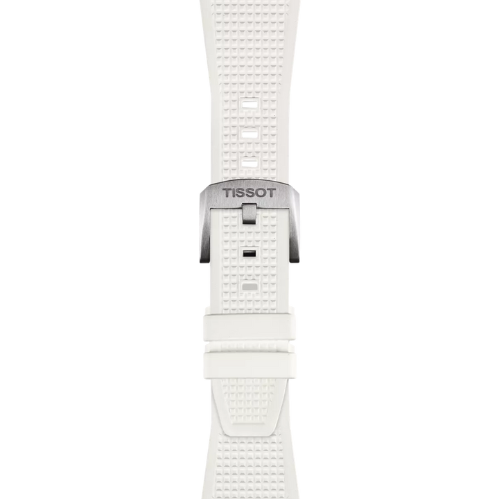 Strap zoom of the watch Tissot PRX 40mm, reference T137.410.17.011.00