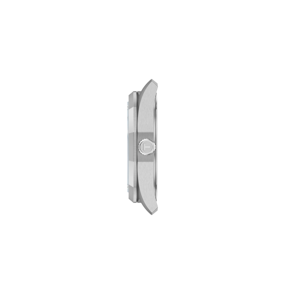Profile view of the watch case Tissot PRC 100 Solar 34mm, reference T151.822.11.351.00