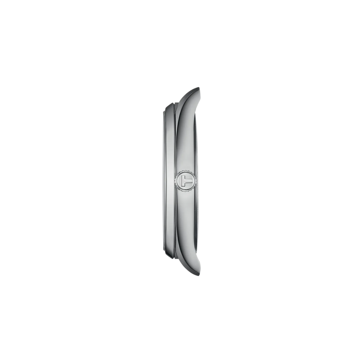 Profile view of the watch case Tissot PR 100 40mm, reference T150.410.11.051.00