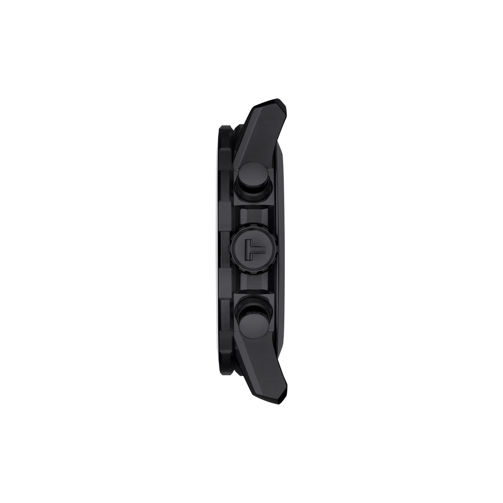 Profile view of the watch case Tissot Supersport NBA Special Edition 45.5mm, reference T125.617.37.067.00