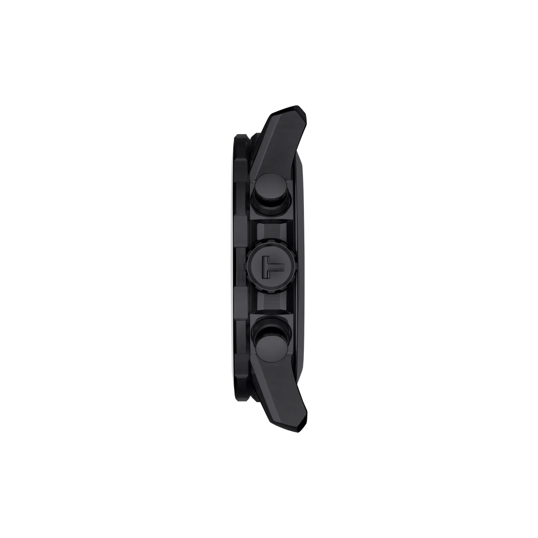 Profile view of the watch case Tissot Supersport NBA Special Edition 45.5mm, reference T125.617.37.067.00