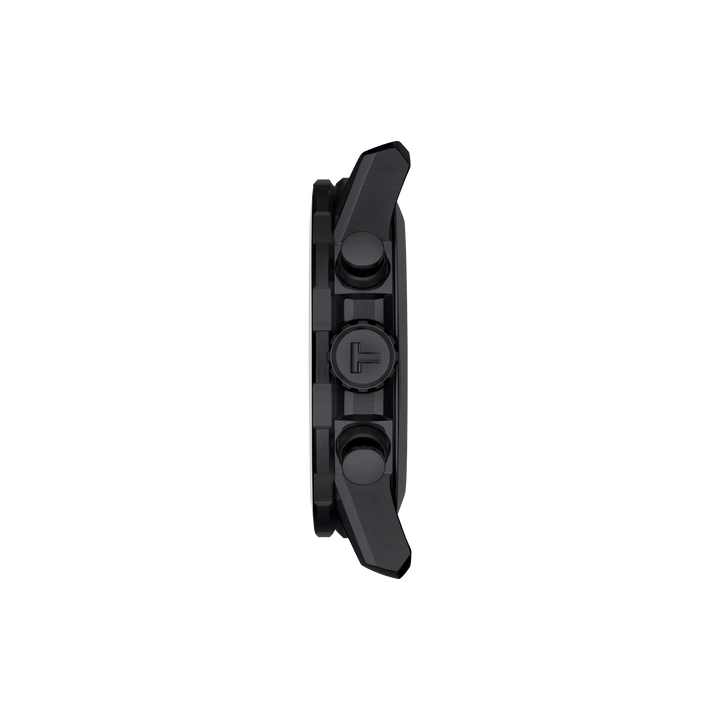 Profile view of the watch case Tissot Supersport NBA Special Edition 45.5mm, reference T125.617.37.067.00