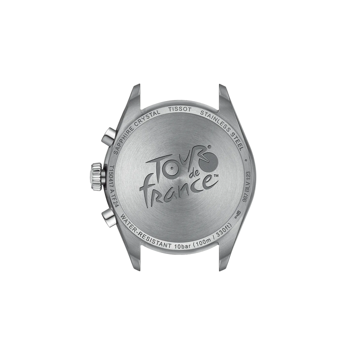 Back view of the watch case Tissot PR 100 Tour de France 40mm, reference T150.417.11.051.00
