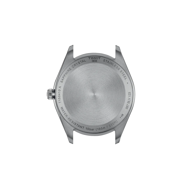 Back view of the watch case Tissot PR 100 40mm, reference T150.410.16.031.00