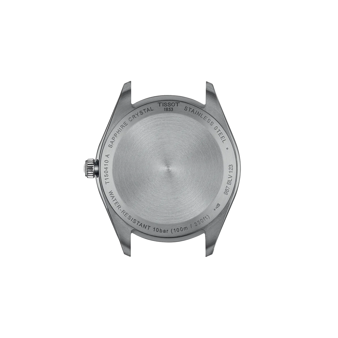 Back view of the watch case Tissot PR 100 40mm, reference T150.410.11.041.00
