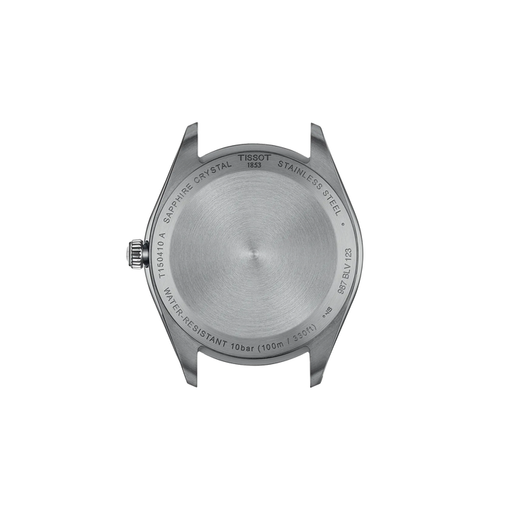 Back view of the watch case Tissot PR 100 40mm, reference T150.410.11.041.00