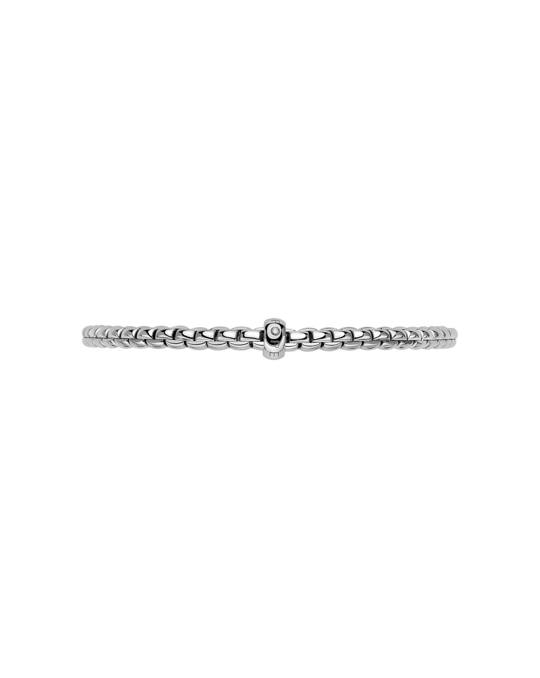 FOPE Eka Diamond Flex’it Bracelet in 18K White Gold — alternate view 2