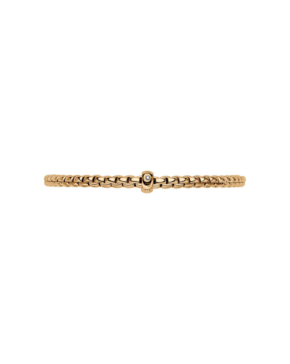 FOPE Eka Diamond Flex’it Bracelet in 18K Yellow Gold — alternate view 2