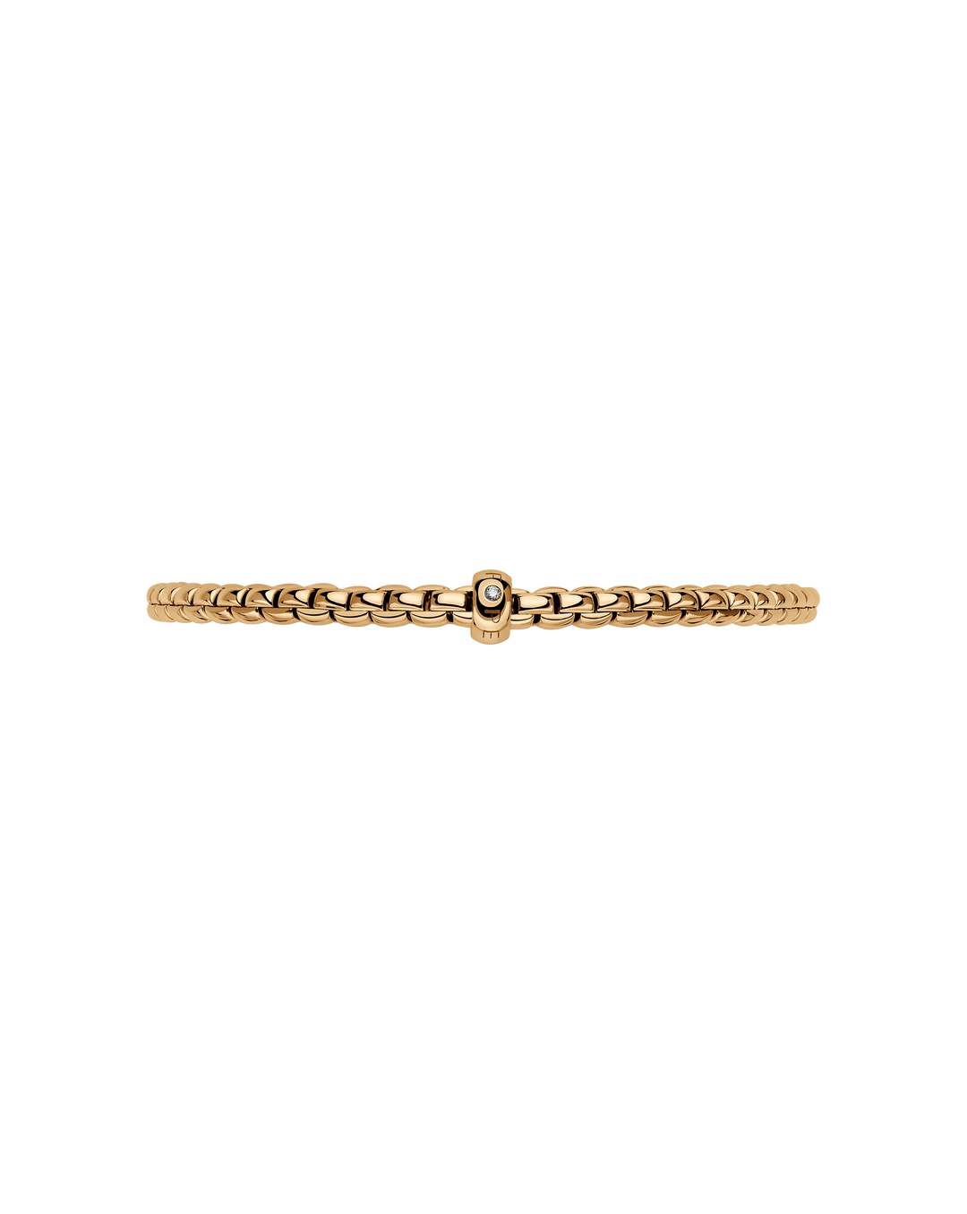 FOPE Eka Diamond Flex’it Bracelet in 18K Yellow Gold — alternate view 2