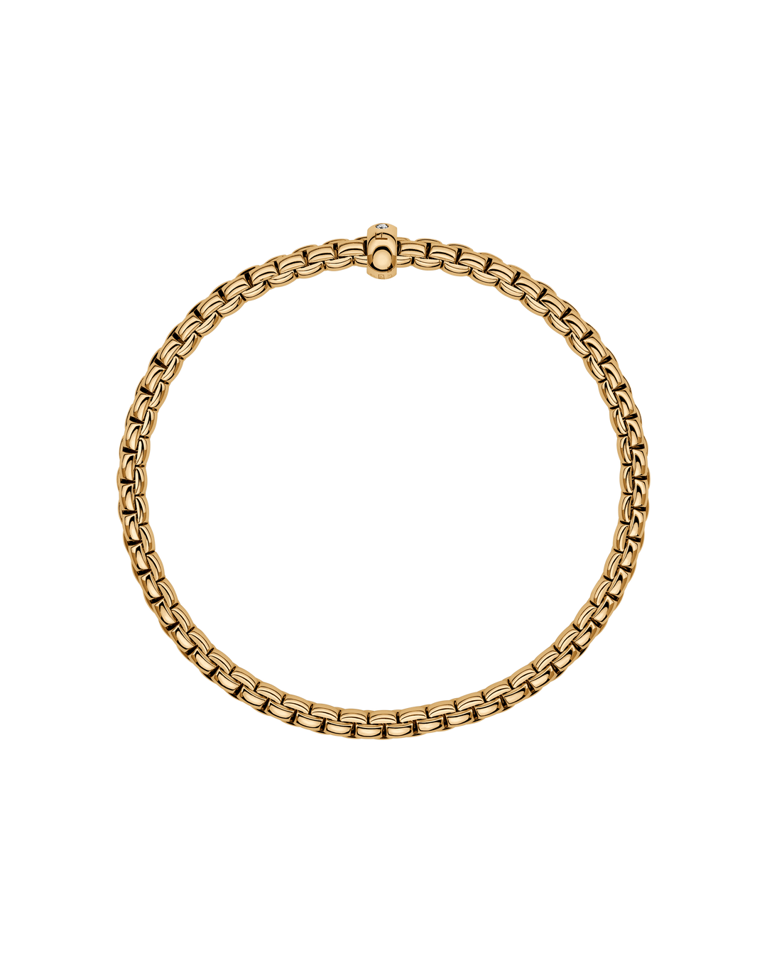 FOPE Eka Diamond Flex’it Bracelet in 18K Yellow Gold — alternate view 3