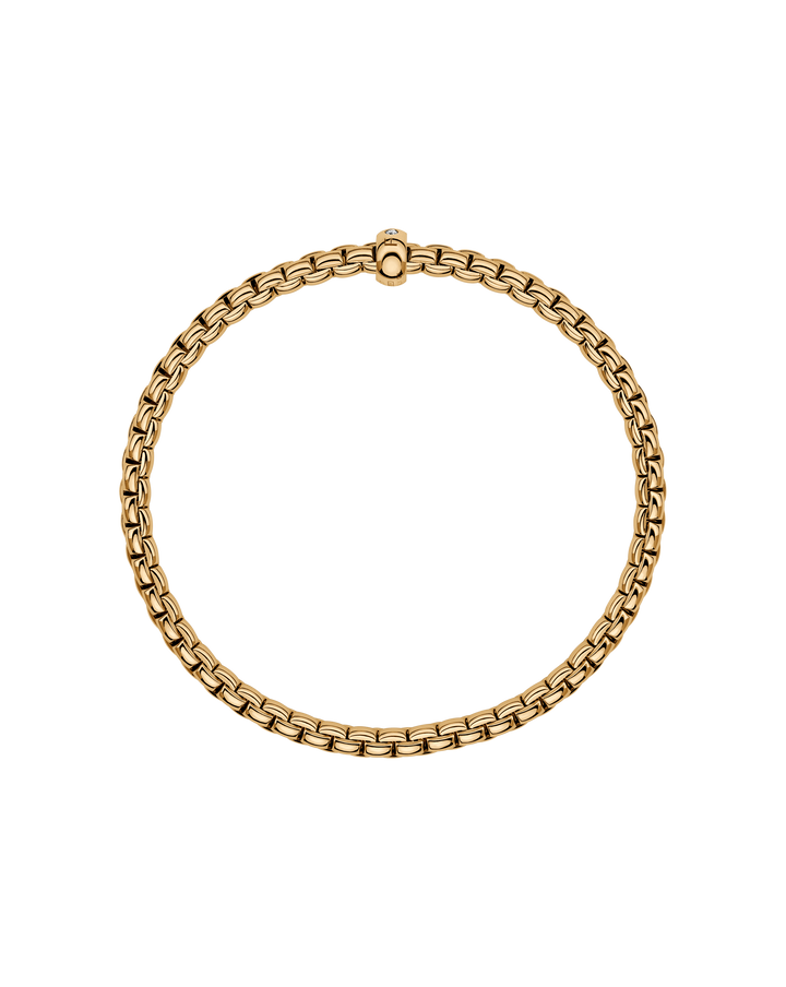 FOPE Eka Diamond Flex’it Bracelet in 18K Yellow Gold — alternate view 3