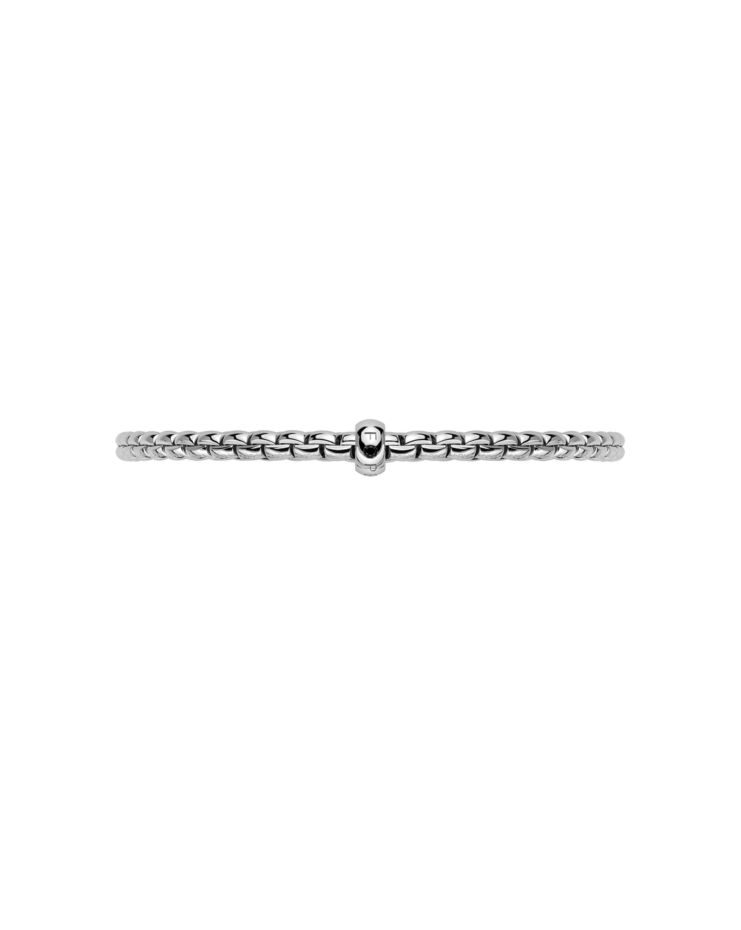 FOPE Eka Black Diamond Flex’it Bracelet in 18K White Gold — alternate view 3