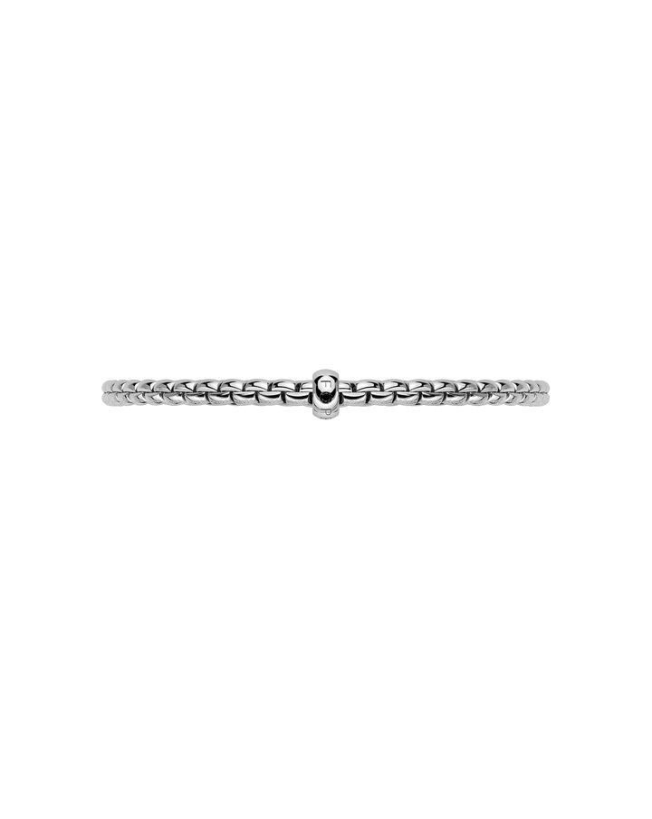 FOPE Eka Black Diamond Flex’it Bracelet in 18K White Gold — alternate view 3