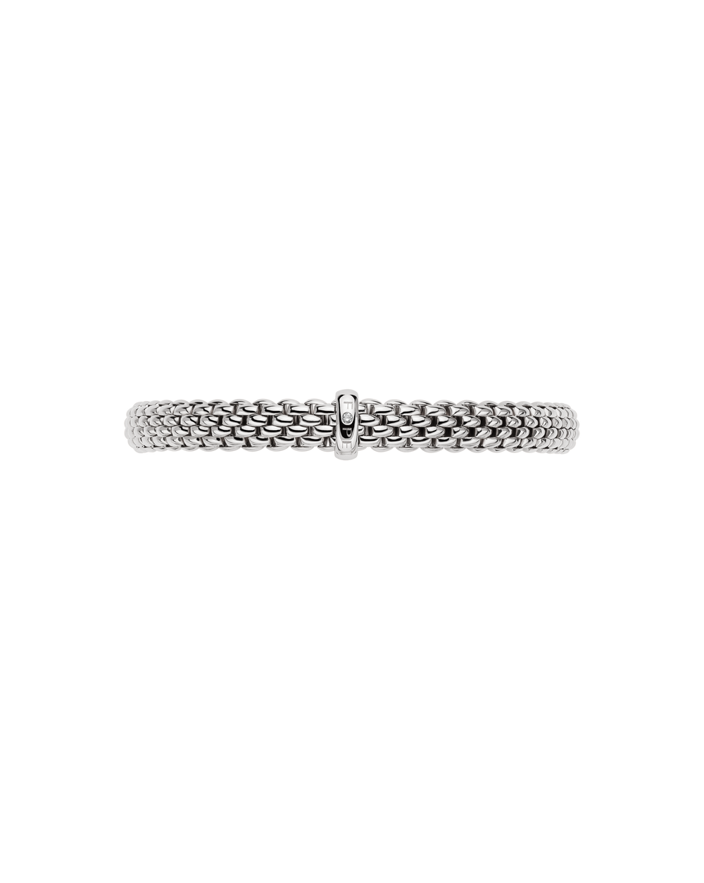FOPE Vendôme Diamond Flex’it Bracelet in 18K White Gold — alternate view 2