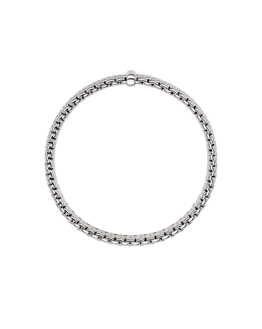 FOPE Panorama Diamond Flex’it Bracelet in 18K White Gold — alternate view 2